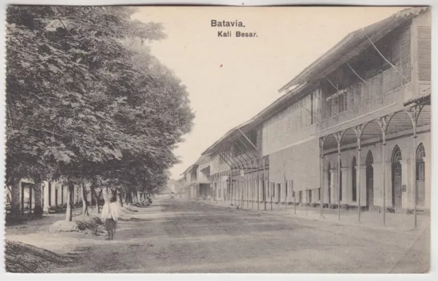 DUTCH EAST INDIES 1920/30? *BATAVIA KALI BESAR* post card not used