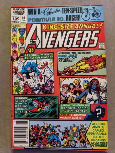 Avengers King-Size Annual #10, Marvel Comics, 1981, 1st Rogue, FREE UK POSTAGE