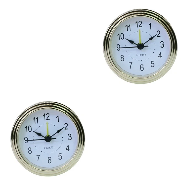 2x Sveglia Elettronica Arredamento Retro Orologio da Parete Rustico Sveglia Numerale