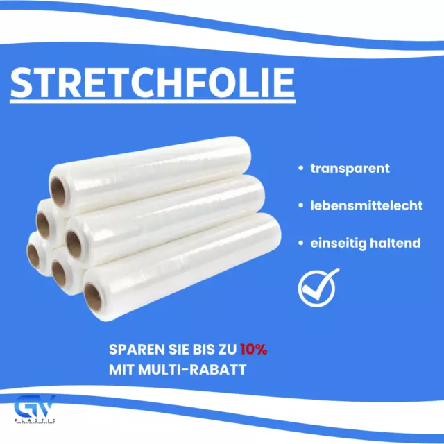 Strechfolie Stretchfolie Verpackungsfolie Umzugsfolie LDPE Palettenfolie