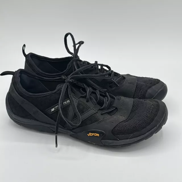 NEW BALANCE MINIMUS Mens 10.5 Black Barefoot Shoes Running Walking ...