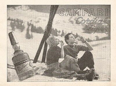 W2903 Cordial liquor CAMPARI - Pubblicità del 1937 - Old advertising