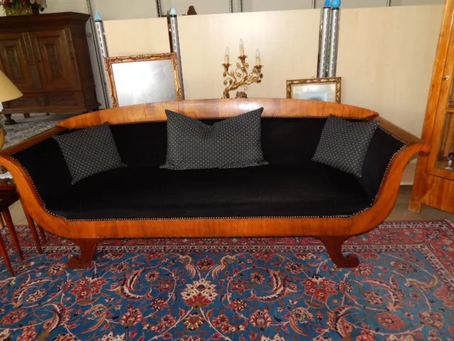 Antikes Biedermeiersofa Kirchholz ca. 1870 Sehr schönes und edles Möbel