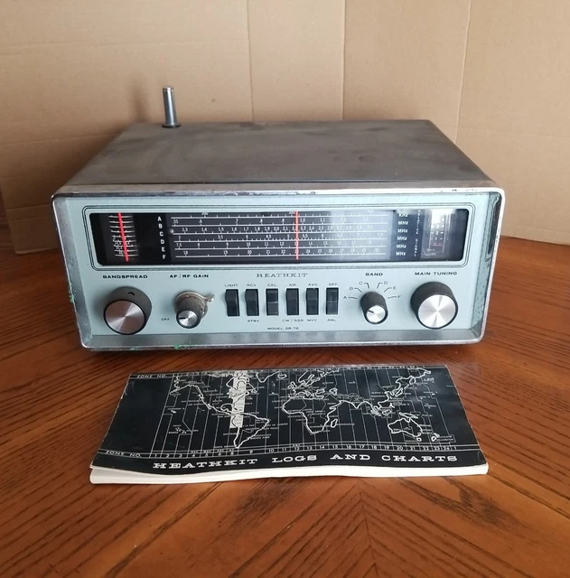 VINTAGE HEATHKIT SHORTWAVE Radio GR78 UNTESTED PARTS OR REPAIR £141.17