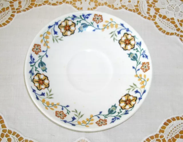 Vintage Syracuse China O.P.CO Southern Pacific RAILROAD SORRENTO Flowers Saucer