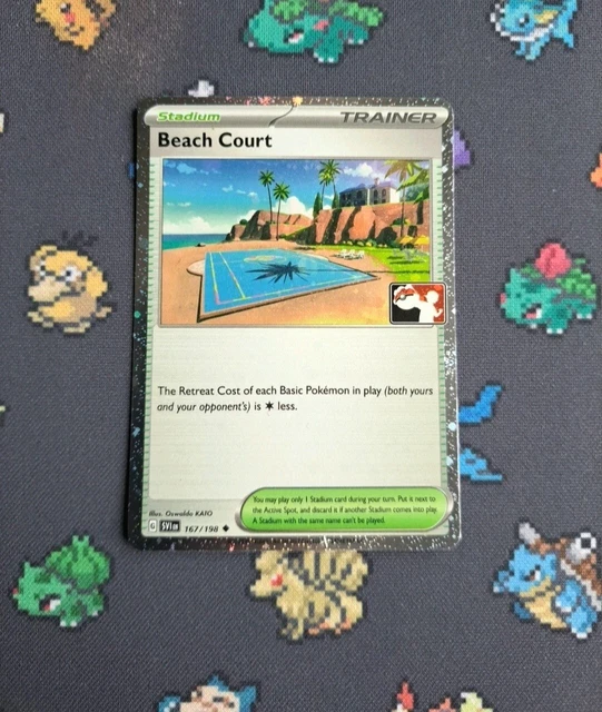 beach court pokemon card Pokemon TCG Scarlet and Violet Beach Court # 167 Base Set Uncommon main image 1