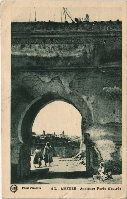 CPA AK MOROCCO MEKNES Old Flanders Gateway (38080)