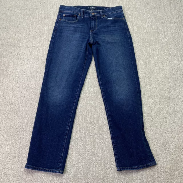 Lucky Brand Straight Leg Jeans Womens Size 6 / 28 Sweet Crop Stretchy Denim