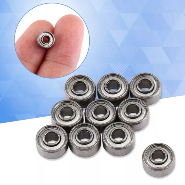 10pcs 693ZZ Miniature Ball Bearings 3*8*4mm Small Double Shielded Bearing