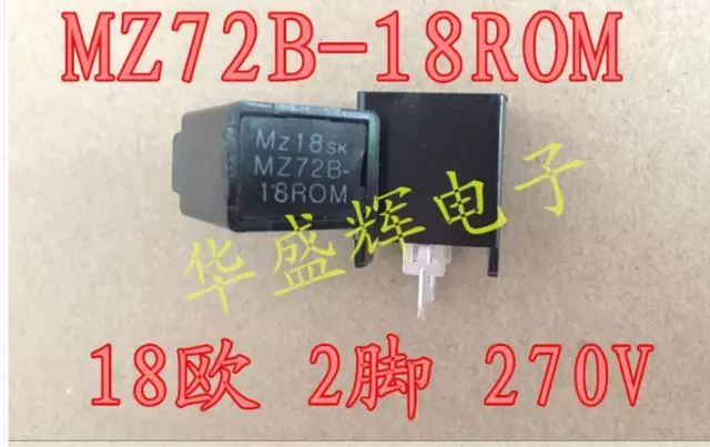 2PCS MZ72B-18ROM Color TV Deagnetization Resistor 18 Euro 2Pin 270V