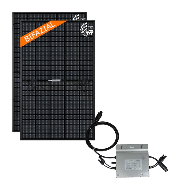 Central eléctrica de balcón BIFAZIAL 800 sistema solar sistema fotovoltaico completo listo para enchufar