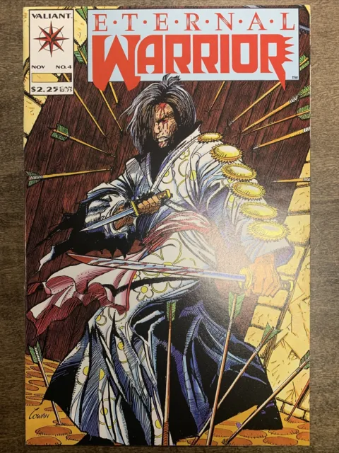 Eternal Warrior #4 (Valiant, 1992) 1st Cameo Bloodshot Denys Cowan NM