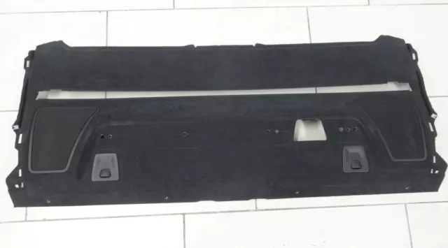 Hutablage Alcantara BMW 7er F01 F02 Ablegeboden Schwarz Kofferraumabdeckung