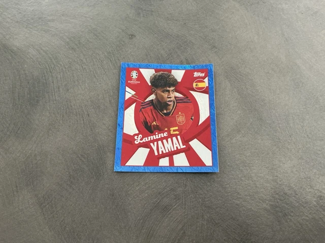 Auto' Lamine Yamal Euro 2024 Topps - Espagne RARE ! Numéro ESPPTW