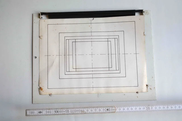 Marco de ampliación caja de ampliación sin bordes hasta 18x24cm, para placa de vidrio
