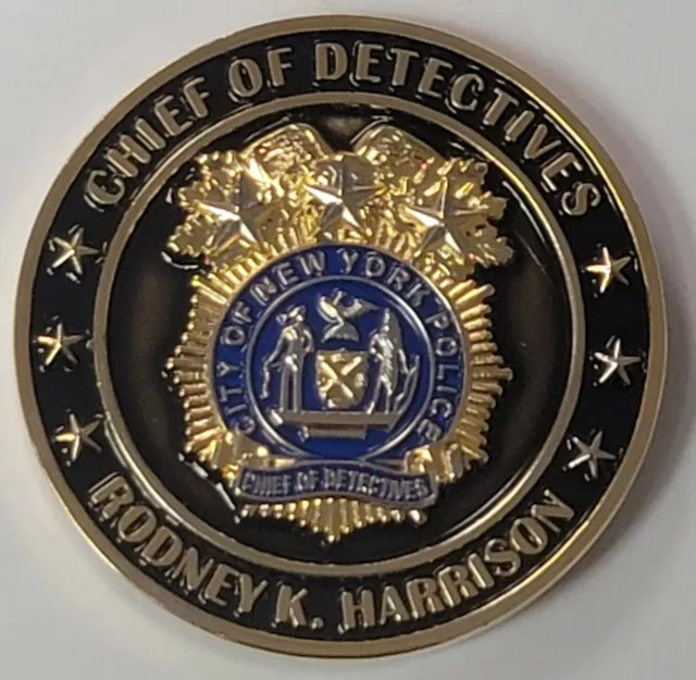 Nypd Chief Of Detectives Rodney K Harrison Challenge Coin