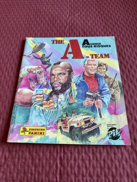 Vintage Rare Album Panini L'agence Tous Risques 1983