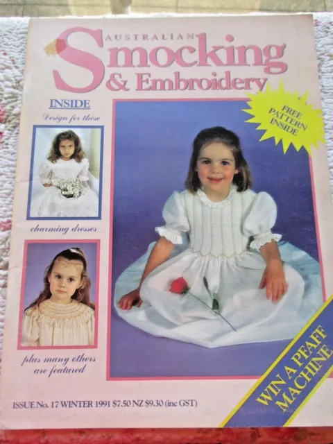 Australian Smocking & Embroidery - Issue No 17 - Winter 1991