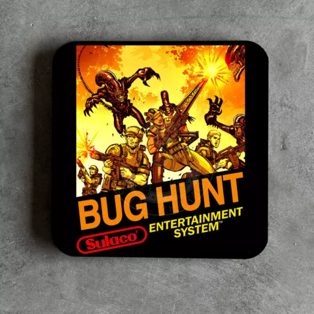 Aliens Inspiré Bug Hunt dessous de Verre Nostromo Weyland Yutani LV426