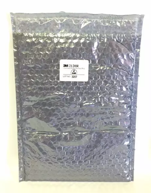 3M SCS 2120R 212811 8" x 11" Static Shielding Bubble Bags - Lot of Three (3) New