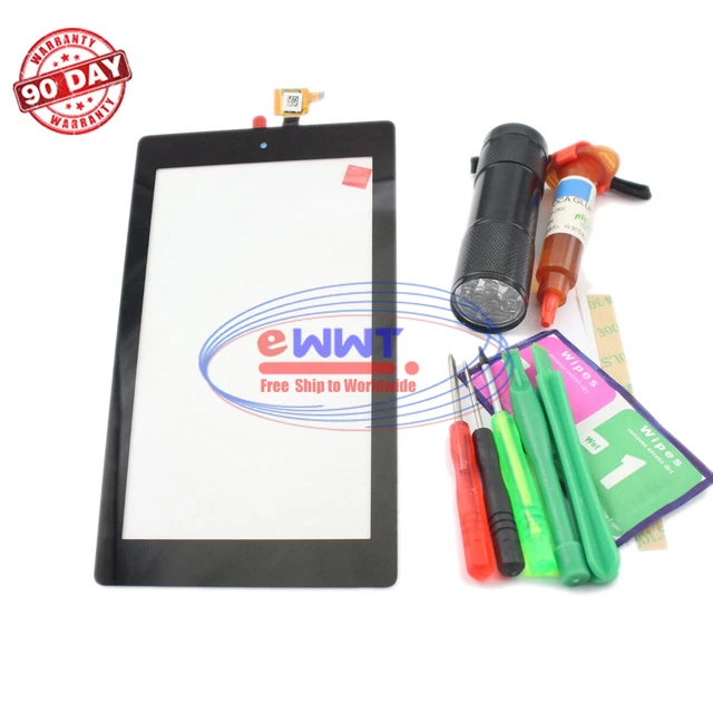 FREE SHIP for Amazon Fire 7 2019 * 9th Gen Original Touch Screen+UV Glue XKLU936