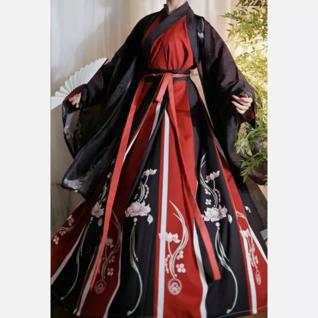 Abito Tradizionale Cinese Hanfu Donna Uomo Carnevale Costume Cosplay Set Antico 2