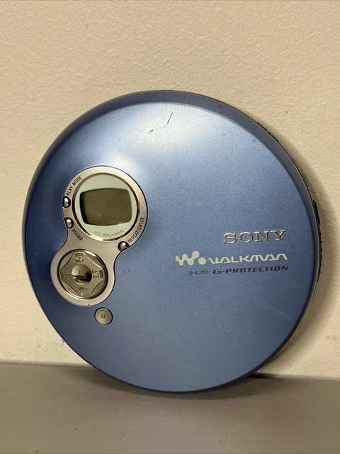FULLY TESTED Sony CD Walkman D-EJ751 Personal CD Player Discman