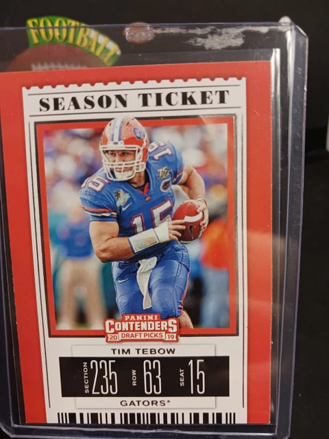 2019 Panini Contenders Draft Picks - Season Ticket #94 Tim Tebow