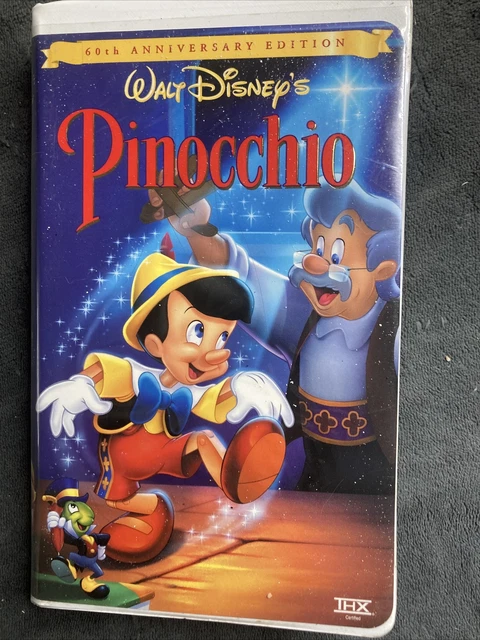 Pinocchio (VHS, 1999, Clam Shell Gold Collection)