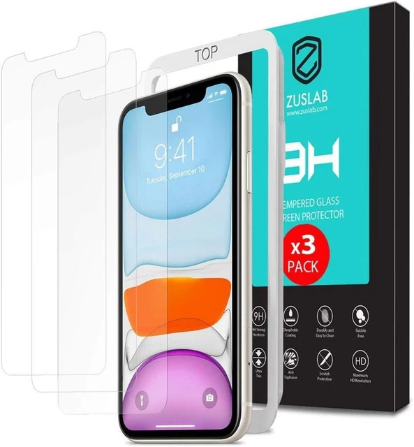 Tempered Glass Screen Protector for Apple iPhone 11 Pro/iPhone Xs/X 5.8"-3 Pack