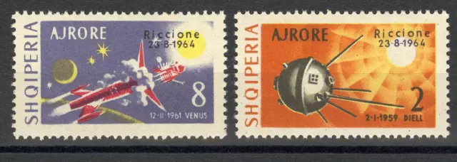Albania. Aéreo. MNH Yvert 66/67. 1964. Serie Completa. Magnifica. Yvert 2003
