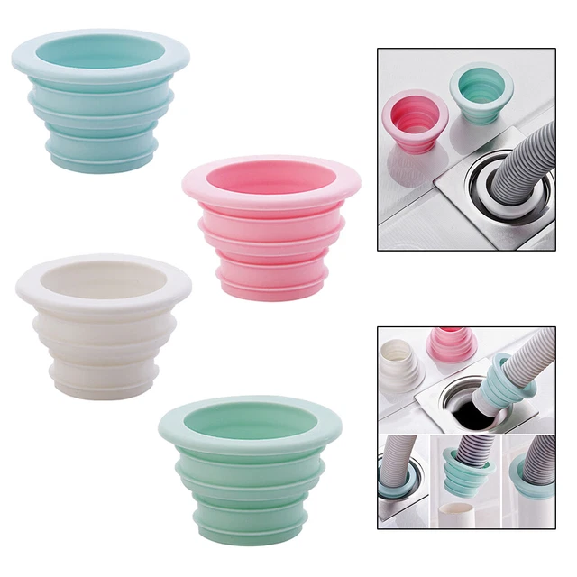 Dichtungsring Aus Silikon Für Abflussrohre – Universell Für Waschmaschine, Badewanne & Waschküche, Geruchshemmend
