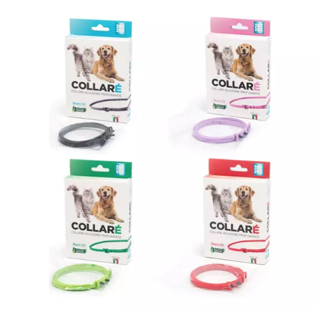 Collier Antiparasitaire Parfumé Chien Chat Bio - Huile De Neem 100% Naturel