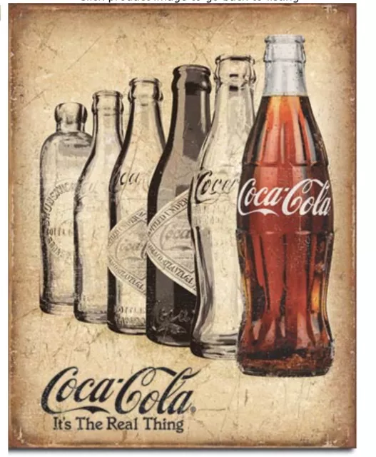 Coca Cola Metal Tin Sign Real Thing Coke Shop Home Garage Wall Decor #2252