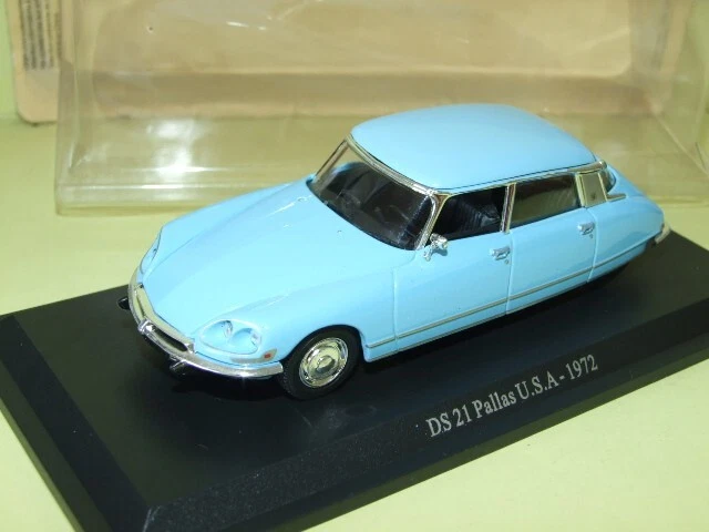 CITROEN DS 21 PALLAS USA Bleu 1972 UNIVERSAL HOBBIES  1:43 blister
