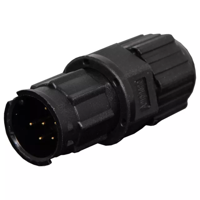 Amphenol LTW 6 Pin 5A Locking Male Line IP67 Waterproof Plug