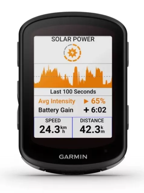 GARMIN EDGE 540 Solar GPS Fahrradcomputer Navigation schwarz NEU OVP