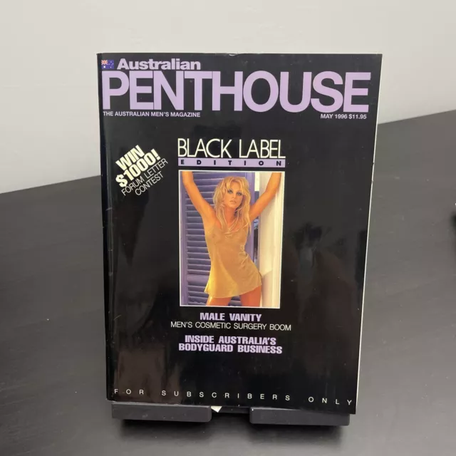 Australian PENTHOUSE Men's Magazine MAY 1996 BLACK LABEL EDITION