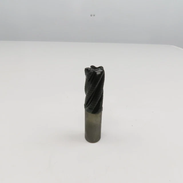 Interstate 1" Diam. 5 Flute Spiral Roughing End Mill HSS 1" Weldon 2" LOC