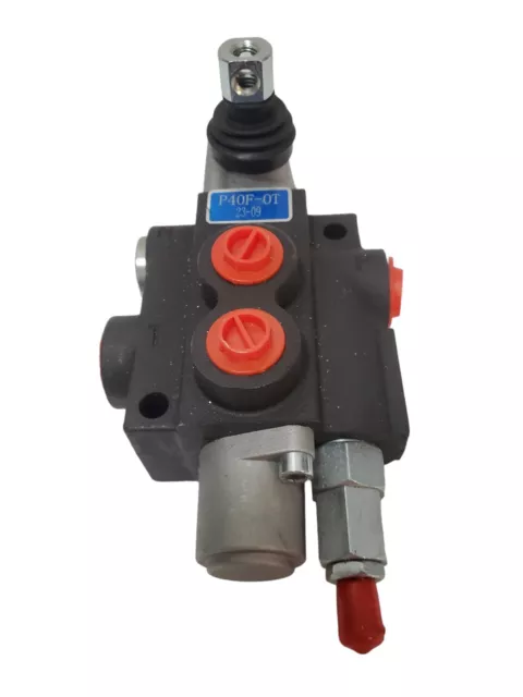Hydraulic Directional Control Valve 10 GPM 4 Way 3 Pos SAE 10 8 Outlet P40-F0T