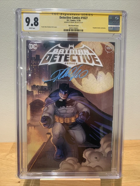 BATMAN DETECTIVE COMICS 1027 CGC 9.8 Gold Label SIGNED FRANK CHO VIRGIN VARIANT
