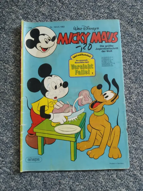 Walt Disneys Micky Maus Heft Nr. 18/4.5.1982 - ohne Extra