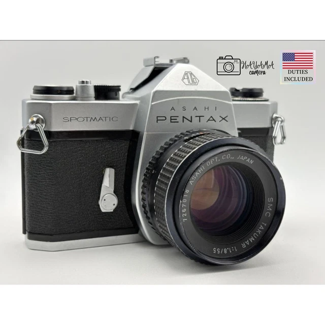 ASAHI PENTAX SP SPOTMATIC Film Camera Super-Takumar 55mm f/1.8