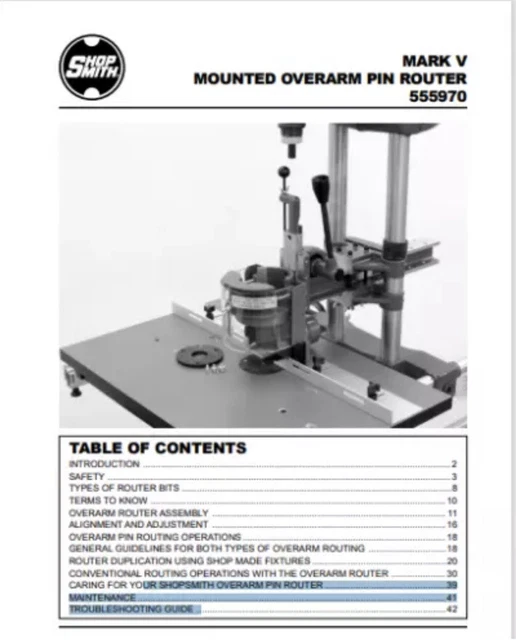 Shopsmith Mark V Router Setup FOR SALE! PicClick UK