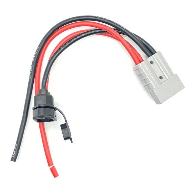 Durable Forklift Power Connector Cable for High Current Applications 50A Rating
