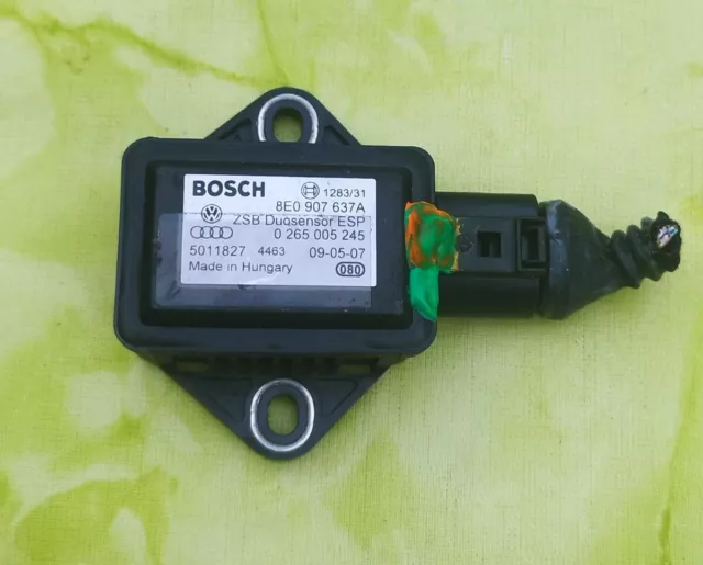 Audi A8 4E A4 8E A6 4B VW Audi Drehratensensor ZSB Duosensor ESP 8E0907637A