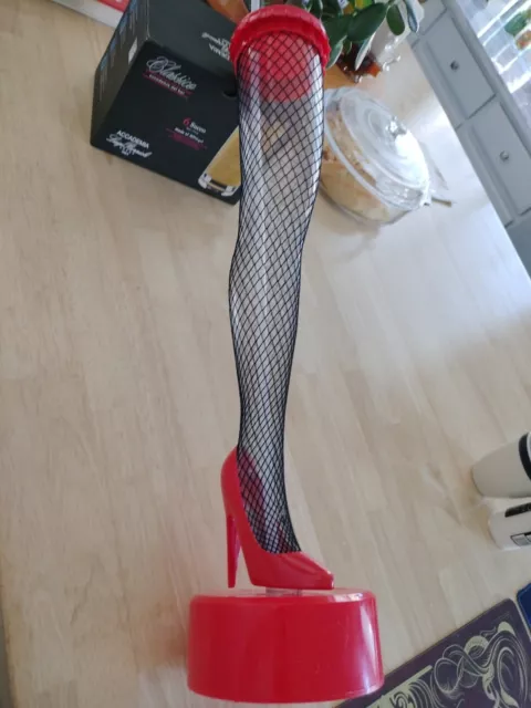 The Leg in Stocking Souvenir 20 Oz Drink Coin Bank*Sh