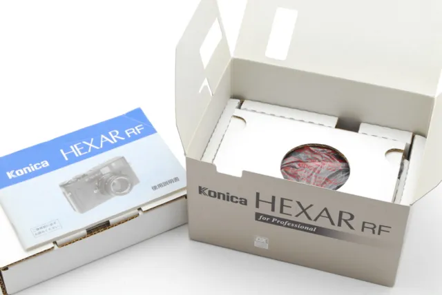 [MINT+++] Konica HEXAR RF BLACK 35mm Rangefinder Film Camera Leica M From JAPAN