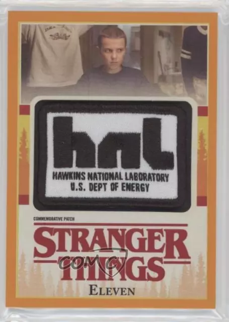 2018 Topps Stranger Things Manufactured Orange 75/99 Eleven #P-11 Patch 0lk4