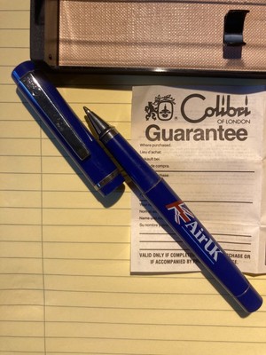 Colibri of London ballpoint pen AirUK promotional item vintage 
